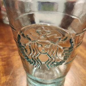 Starbucks 16oz mint green recycled glass cold grande tumbler no Lid